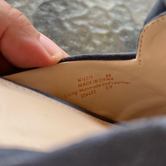 Cole Haan Marlee Mule Loafers Women’s Size 8 Gray Suede Pointed Toe Flats - Picture 8 of 8